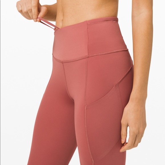 NWT Lululemon fast and free hr crop 21” - Picture 3 of 9